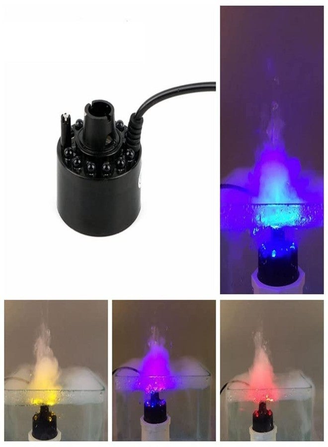 مضخة FIERRG Power Pumps قطعة واحدة 24 فولت تيار مستمر لصنع ضباب فوق صوتي لحوض السمك مع ملحقات مضخة إضاءة (اللون: بدون محول طاقة) - Image 4